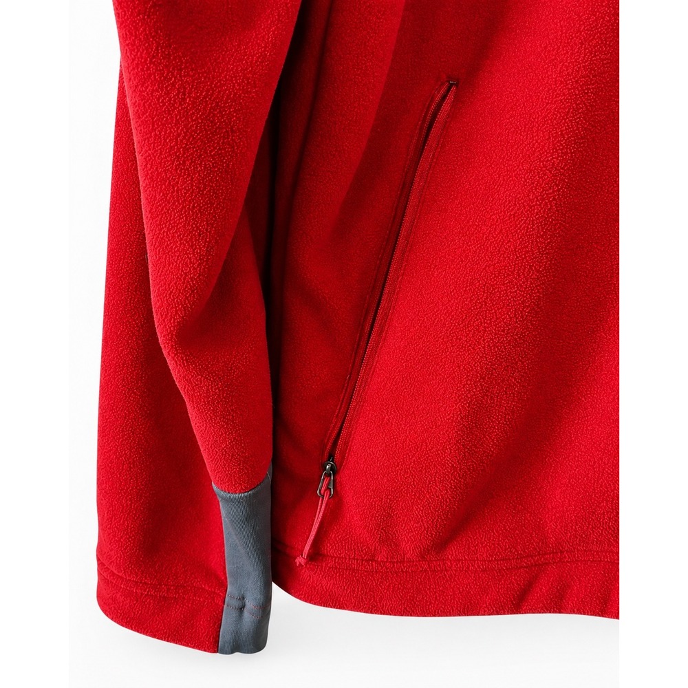 The North Face Fleece Jacket Mens Large Red Excellent Full Zip C738 Contrast - Picture 8 of 14